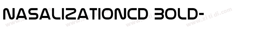 NasalizationCd Bold字体转换
